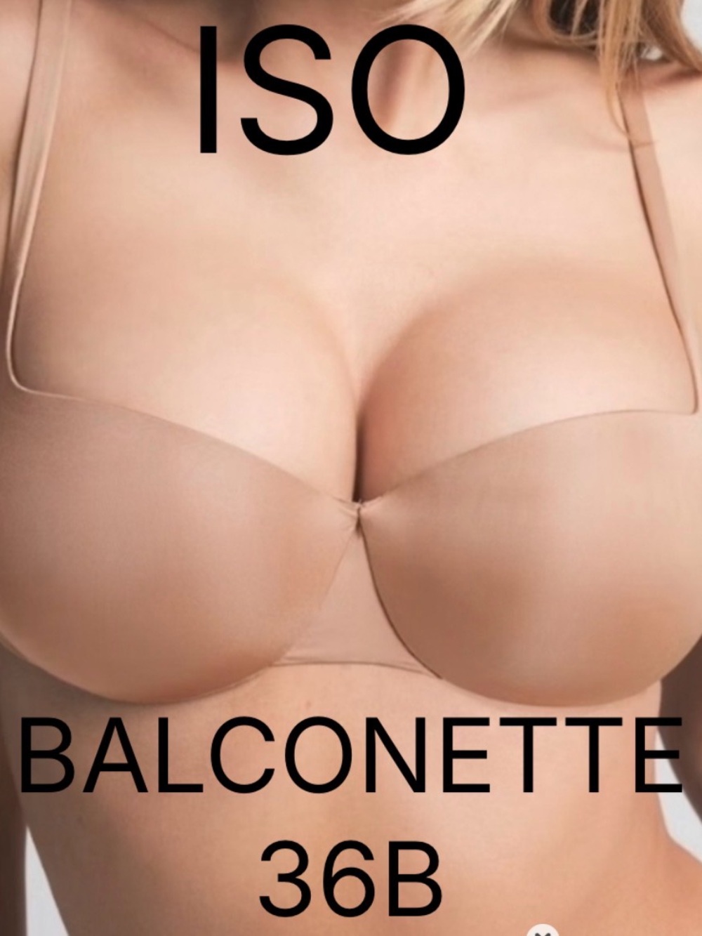 **ISO** SKIMS Balconette Bra in CLAY - 36B